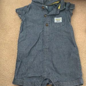 handsome gentlemen button up one piece